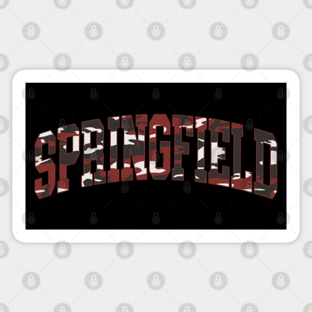 SPRNGFLDredcamo Sticker by undergroundART